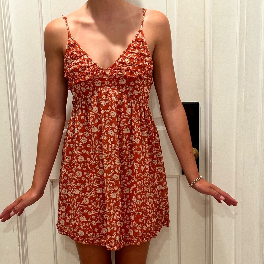 Francesca’s ruffle dress